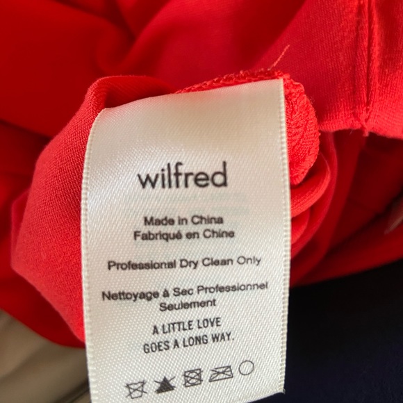Red Aritzia Wilfred Midi Bodycon Skirt - Picture 4 of 5